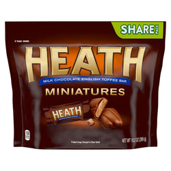 Heath Milk Chocolate English Toffee Miniatures - 10.2 OZ 8 Pack