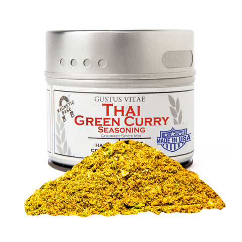 Gustus Vitae Thai Green Curry Seasoning - 2 OZ 8 Pack