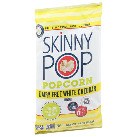 Skinny Pop Gluten Free White Cheddar Popcorn 4.4 OZ