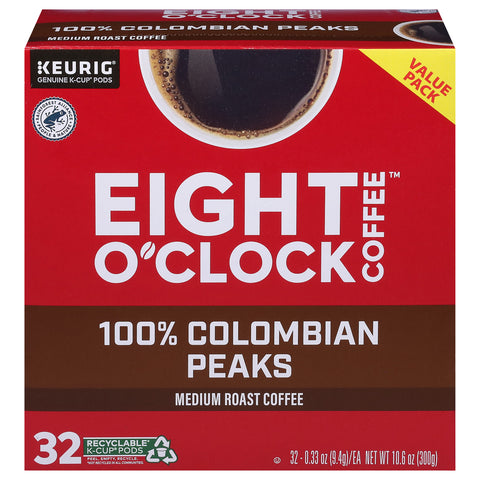 Eight O'clock Medium Roast Coffee - 11.1 OZ 4 Pack