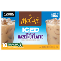 McCafe Iced One Step Hazelnut Latte Kcup - 6.6 OZ 6 Pack