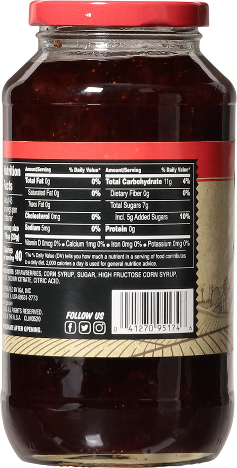 IGA Preserves Strawberry 32 OZ