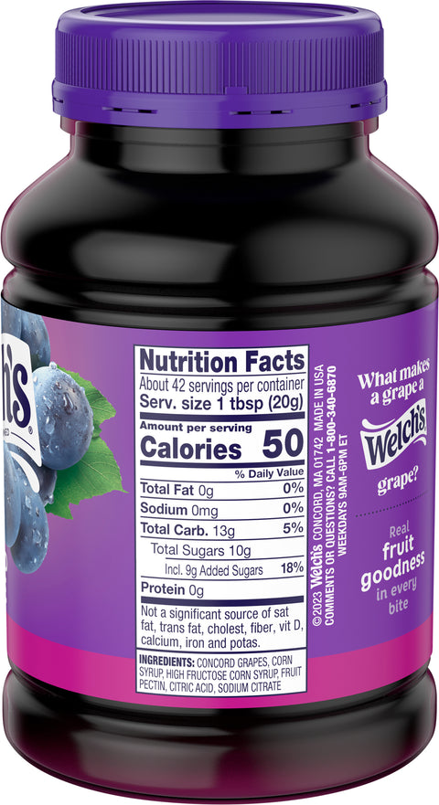 Welch's Grape Jelly 30 OZ