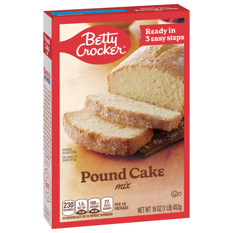 Betty Crocker Mix Cake Pound 16 OZ