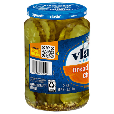 Vlasic Pickles Chips Sweet Bread & Butter 24 FZ