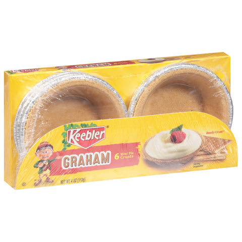 Keebler Graham Pie Crusts Mini 6 ea
