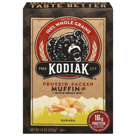 Kodiak Protein-Packed Banana Muffin and Quick Bread Mix 14 oz