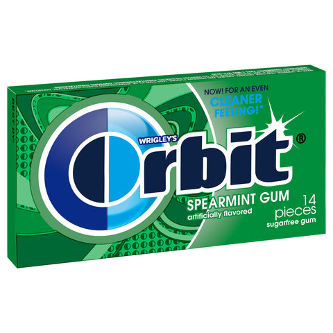 Orbit Spearmint Gum 14 CT