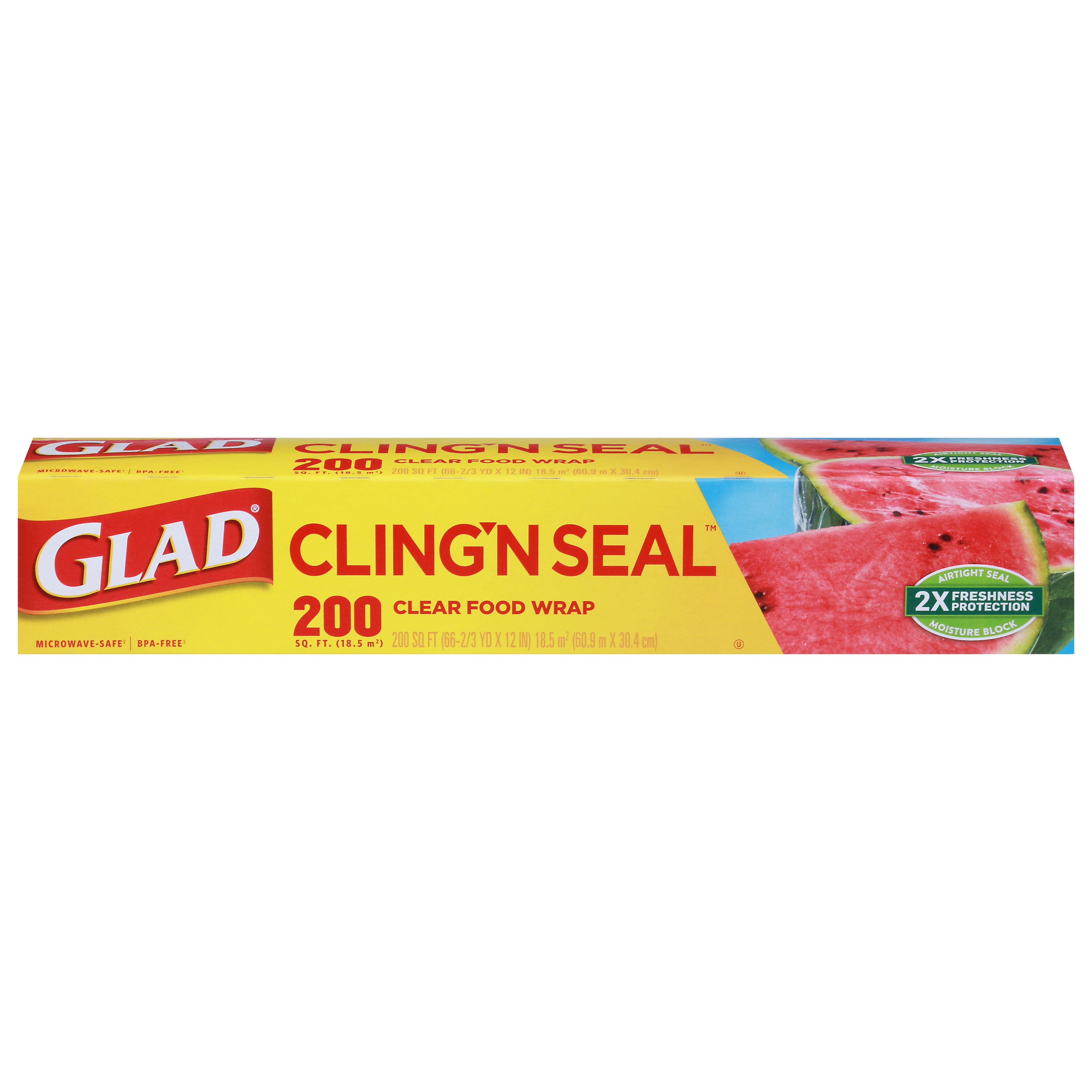 Glad Cling Wrap - 200 SF 12 Pack – StockUpExpress
