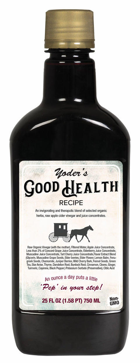 Yoder Naturals Yoder's Good Health Recipe - 25 FL OZ 12 Pack