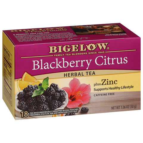 Bigelow Blackberry Citrus Herbal Tea 18 CT