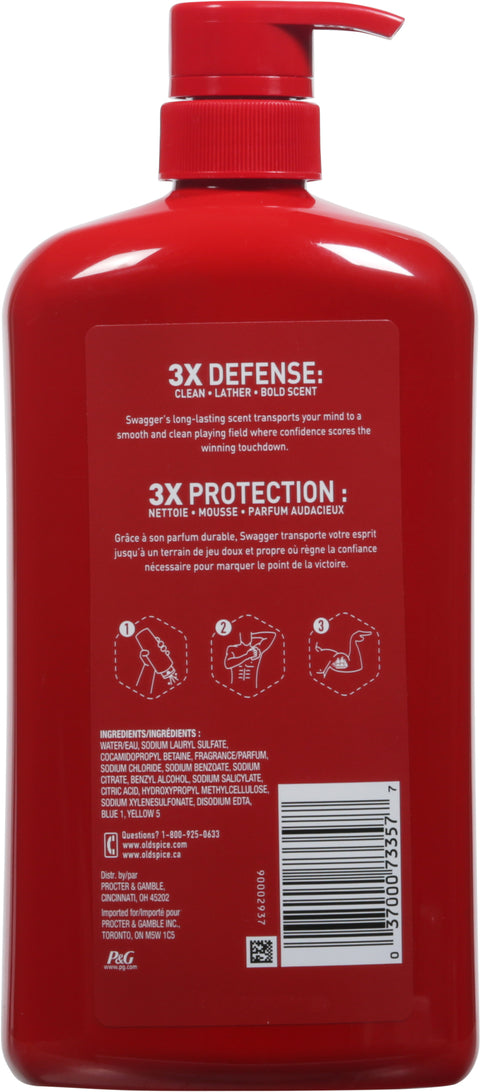 Old Spice Swagger Scent of Cedarwood Body Wash 30 fl oz