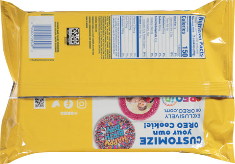 Oreo Lemon Flavor Creme Sandwich Cookies Family Size 18.71 oz