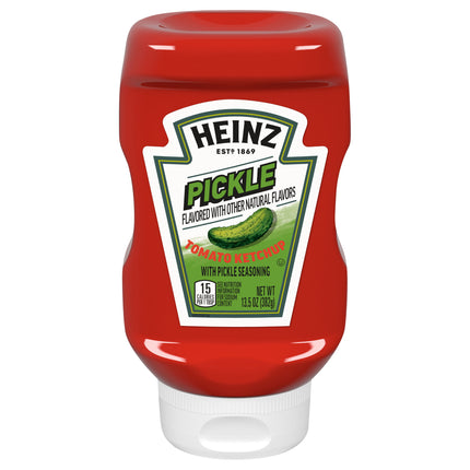 Heinz Pickle Flavor Ketchup - 13.5 OZ 6 Pack