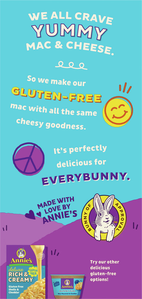 Annie's Homegrown Meals Gluten Free Ricepasta Shells & White Cheddar 6 OZ