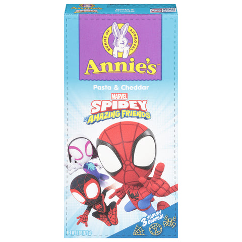 Annie's Spidey and his Amazing Friends Shapes Pasta & Cheddar - 6.0 OZ 12 Pack
