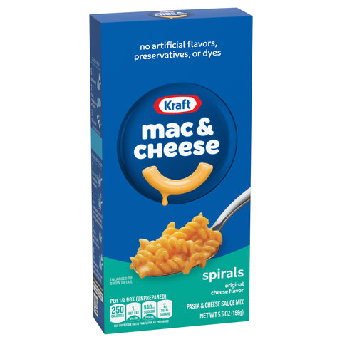 Kraft Macaroni & Cheese Spirals 5.5 OZ