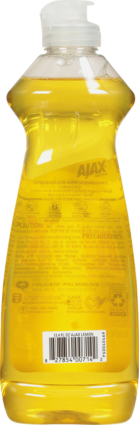 Ajax Orange Ultra Dish Liquid Super Degreaser- 12.4 OZ 20 Pack 12.4 FZ