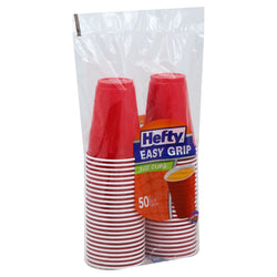 Hefty Cups EZ Grip Cups - 50 CT 12 Pack