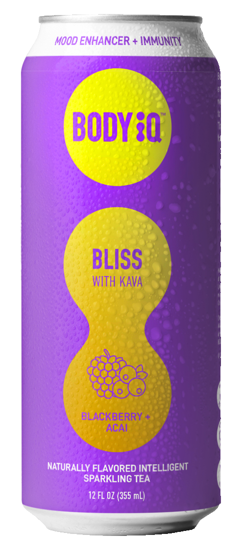 Body iQ Bliss Sparkling RTD Tea - Blackberry Acai - 12 FL OZ 12 Pack