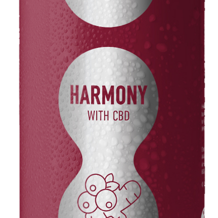 Body iQ Harmony Sparkling Water - Cranberry Ginger - 12 FL OZ 12 Pack
