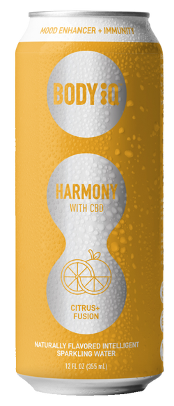 Body iQ Harmony Sparkling Water - Citrus - 12 FL OZ 12 Pack
