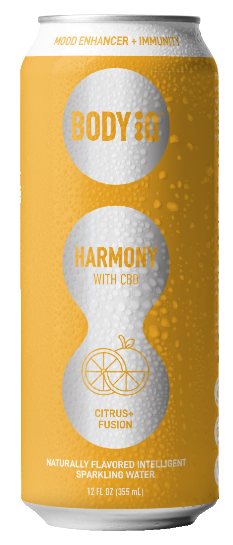 Body iQ Harmony Sparkling Water - Citrus - 12 FL OZ 12 Pack