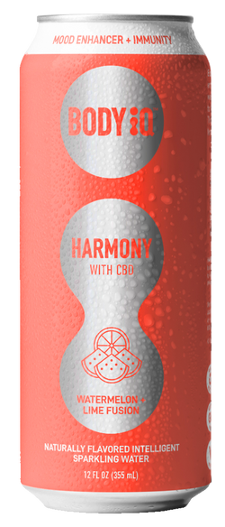 Body iQ Harmony Sparkling Water - Watermelon Lime - 12 FL OZ 12 Pack