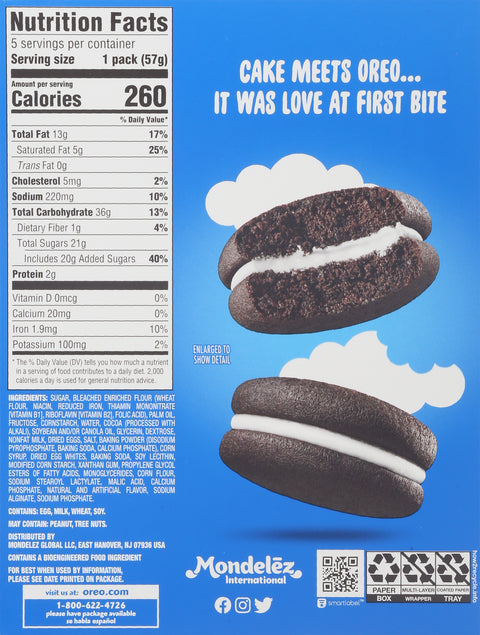 Nabisco Cakesters Oreo 10.1 OZ