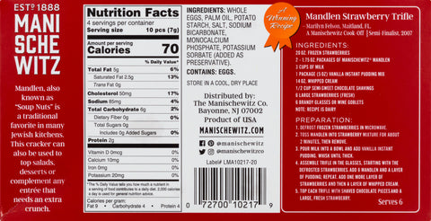 Manischewitz Mandlen For Soup 1 OZ