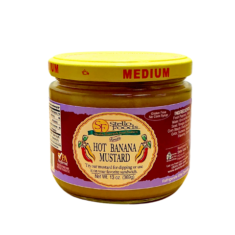 Stello Foods - Rosie's Hot Banana Pepper Mustard 13 oz