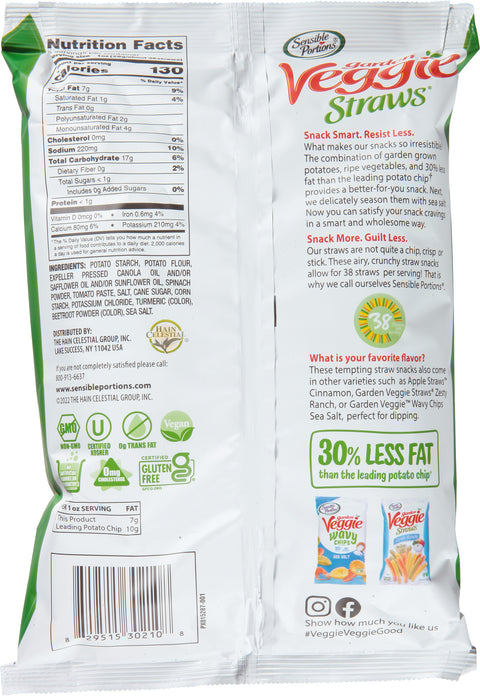 Sensible Portions Garden Veggie Straws 5 OZ