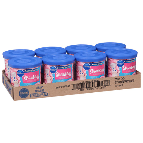 Pillsbury Creamy Supreme Strawberry Frosting 16 OZ