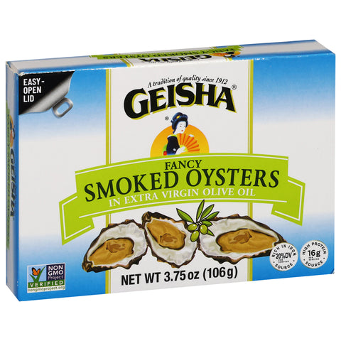 Geisha Fancy Smoked Oysters 3.75 oz