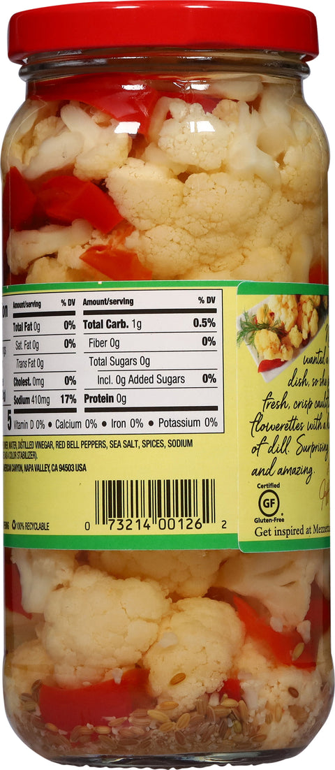 Mezzetta Dilled Cauliflower Fresh Pack Mild, 16 fl oz