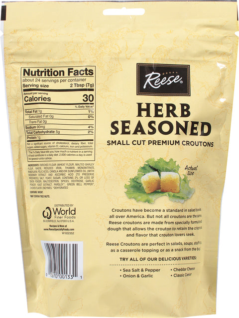 Reese Seasoned Croutons 6 OZ