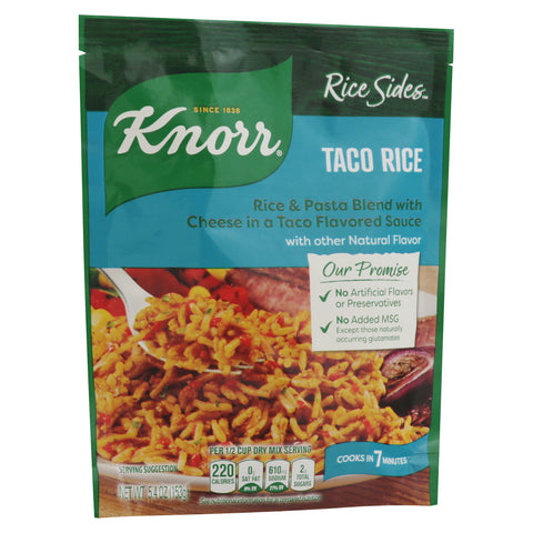 Knorr Fiesta Sides Taco Rice 5.4 OZ
