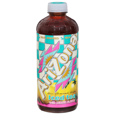 AriZona Sun Brewed Style Iced Tea with Lemon Flavor 34 fl oz - 12 Pack
