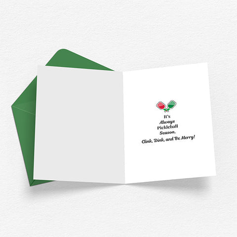 Pickleball Christmas Card