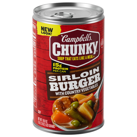Campbell's Chunky Soup Sirloin Burger With Country Vegetables 18.8 OZ