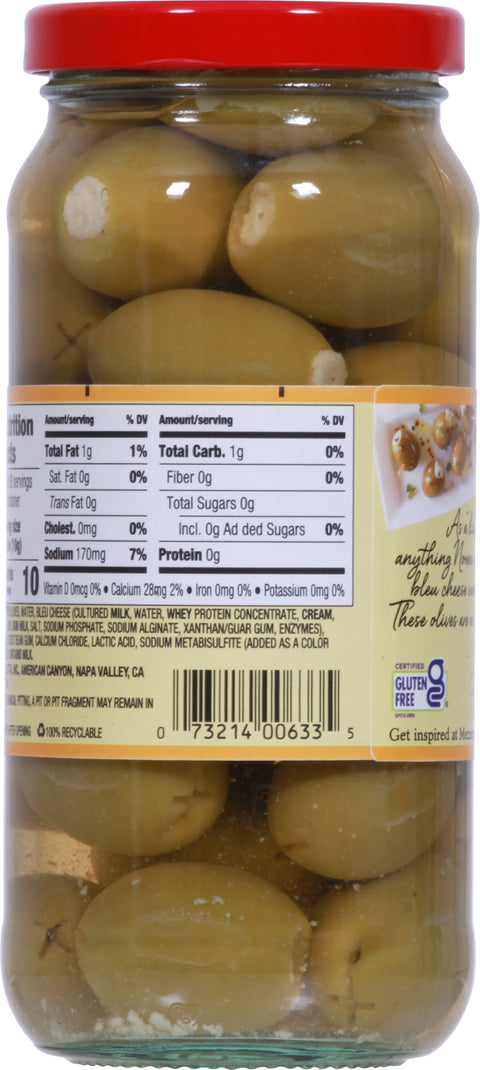 Mezzetta Bleu Cheese Stuffed Olives 9.5 OZ