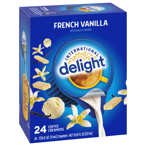 International Delight Coffee French Vanilla Creamer Singles 10.5 FZ