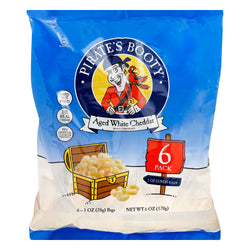 Pirate's Booty Aged White Cheddar Rice and Corn Puffs - 6 OZ 12 Pack