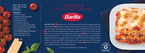 Barilla Pasta Lasagne Wavy 16 OZ