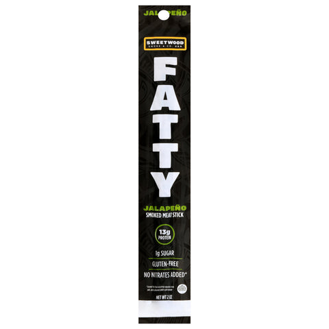 Sweetwood Smoke & Co Fatty Jalapeno Smoked Meat Stick 2 oz