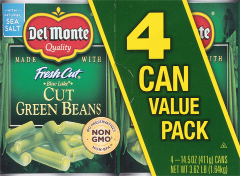 Del Monte Green Beans 58 OZ