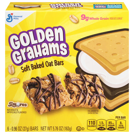 General Mills Soft Baked Golden Oat Bars - 5.76 OZ 5 Pack