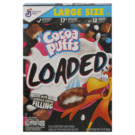 General Mills Cocoa Puffs Loaded with Vanilla Cream Filling Cereal - 13.0 OZ 12 Pack