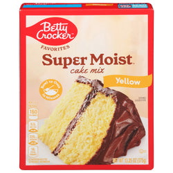 Betty Crocker Super Moist Yellow Cake Mix - 13.25 OZ 12 Pack