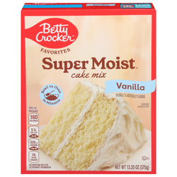 Betty Crocker Super Moist Vanilla Cake Mix - 13.25 OZ 12 Pack